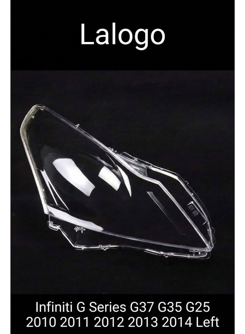 Headlight Lens Cover for Infiniti G Series G37 G35 G25 2010 2011 2012 2013 2014 Left-10405001L